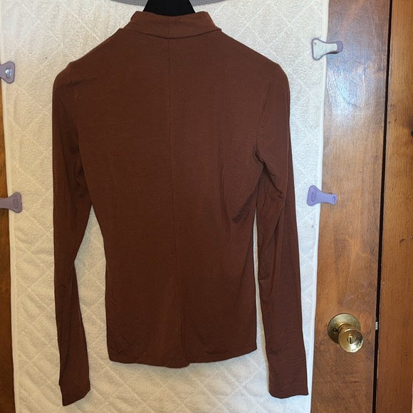 Reformation Bailey Brown Top - Picture 4 of 7